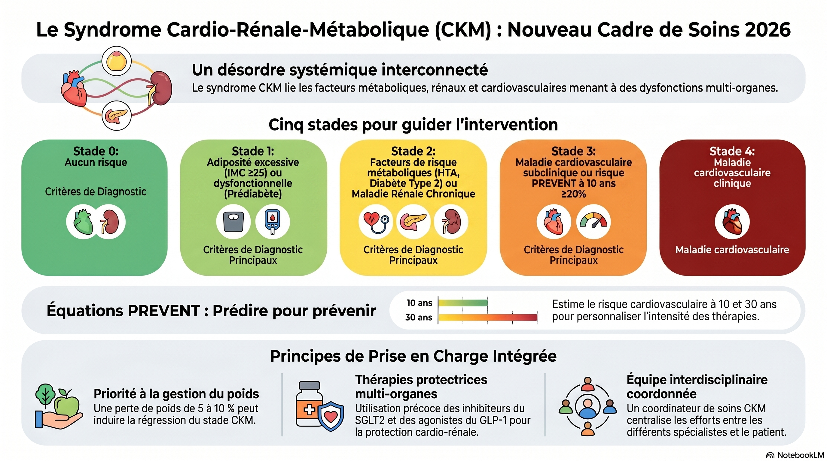 Cadre de soins syndrome CKM
