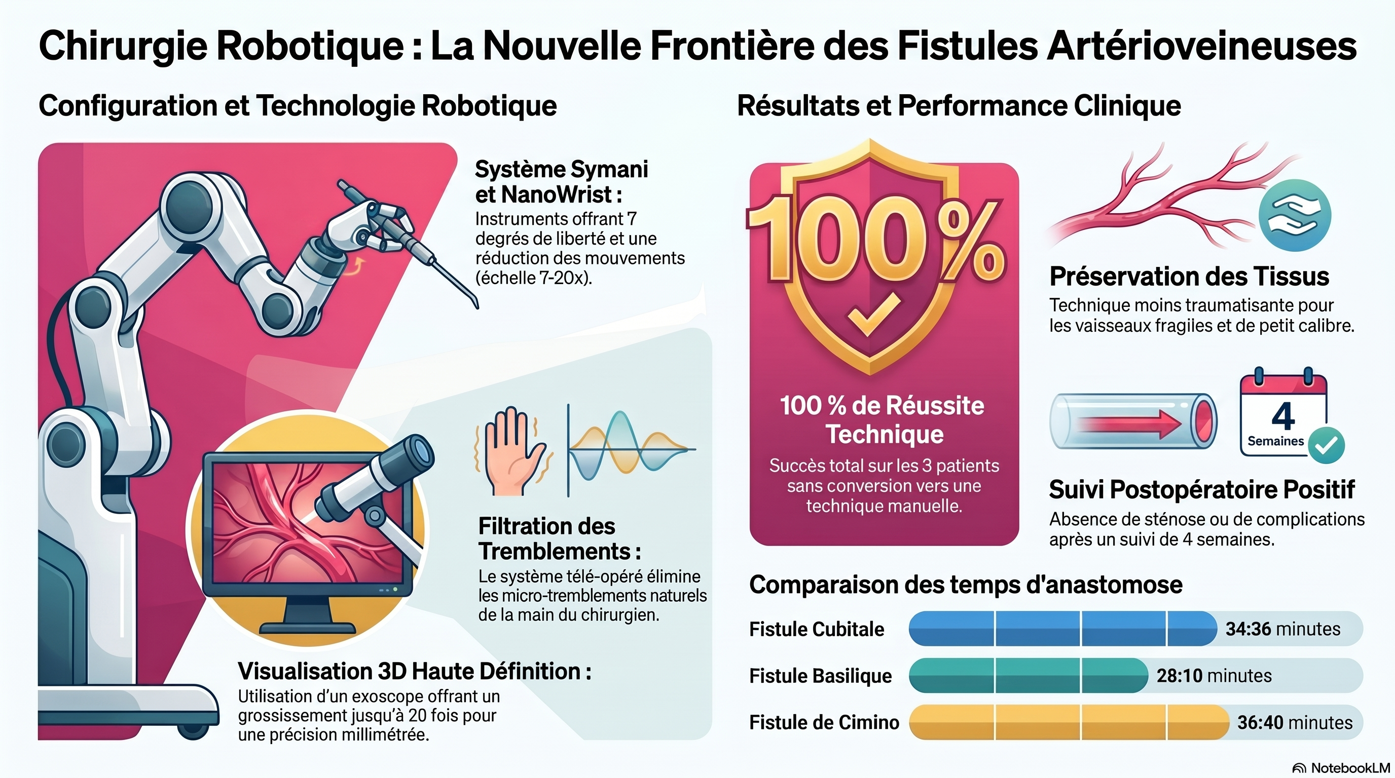 Chirurgie robotique des fistules artérioveineuses