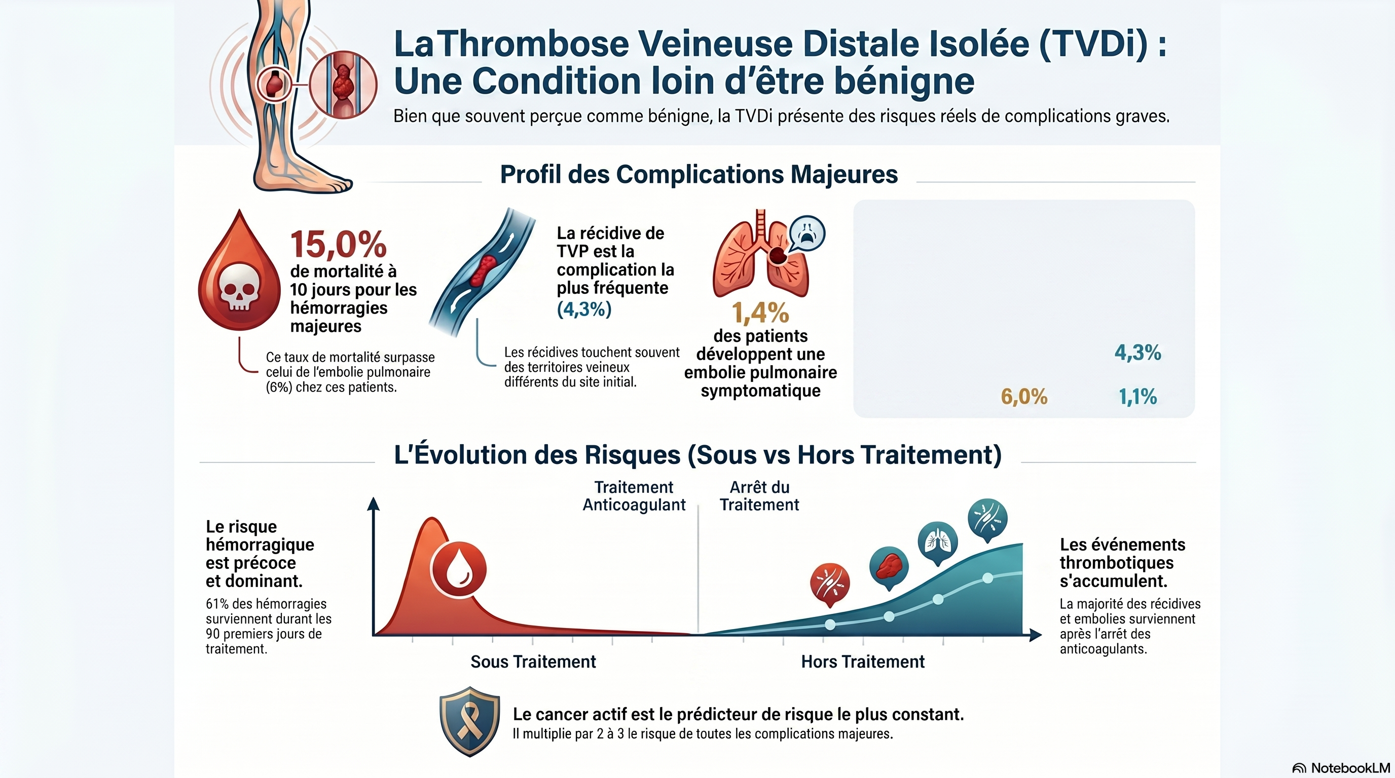 Complications de la TVDi isolée