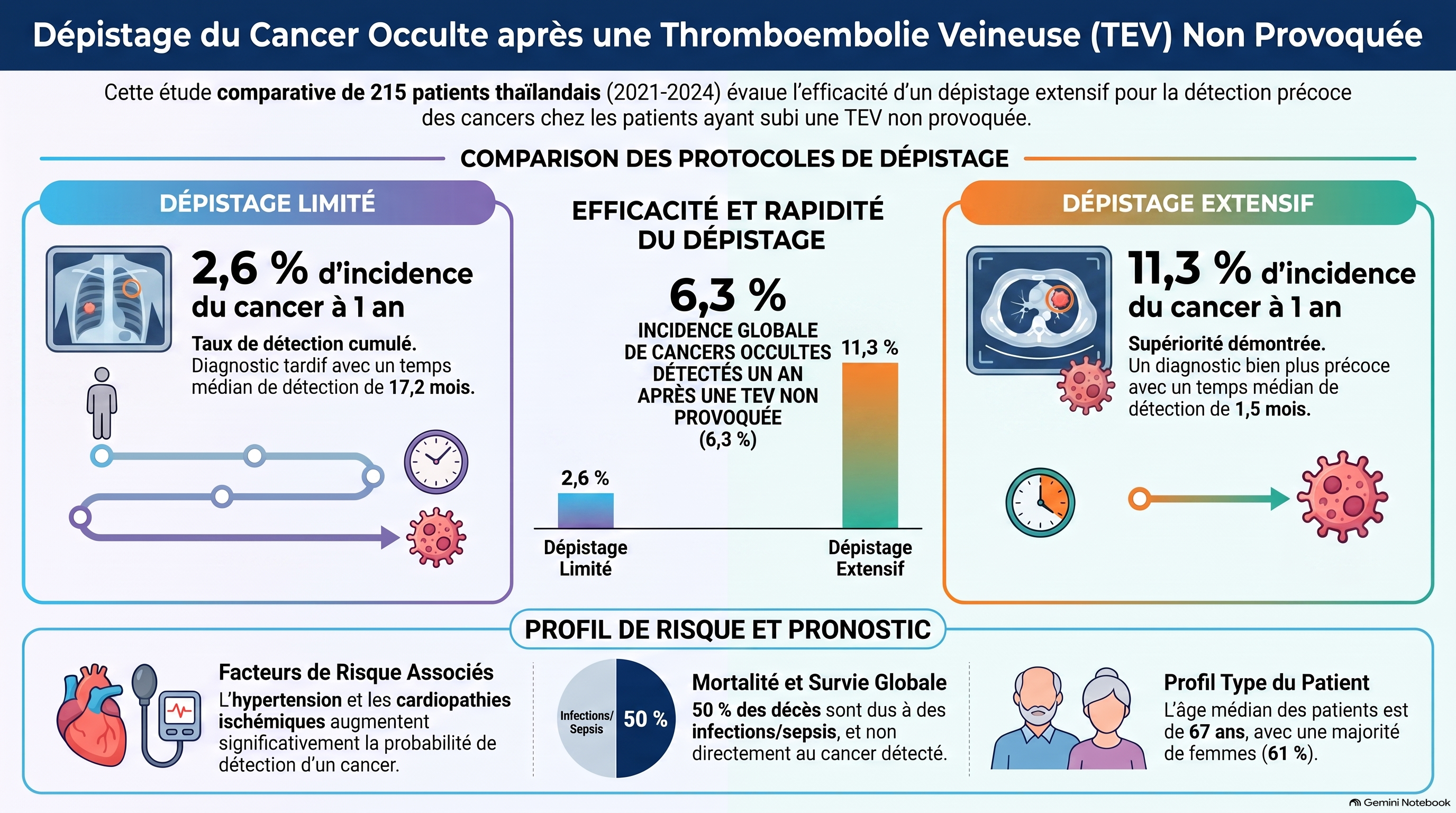 Dépistage du cancer après TEV
