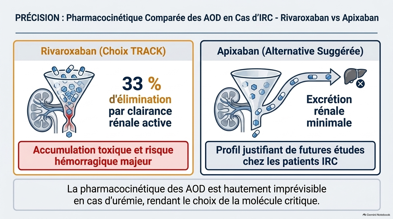 L Essai TRACK et l Anticoagulation de Précision Slide 5