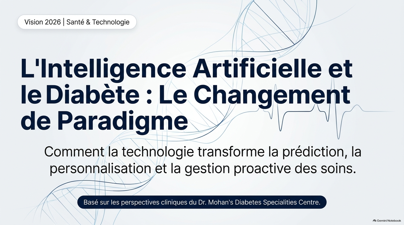 L IA en Diabétologie Slide 1