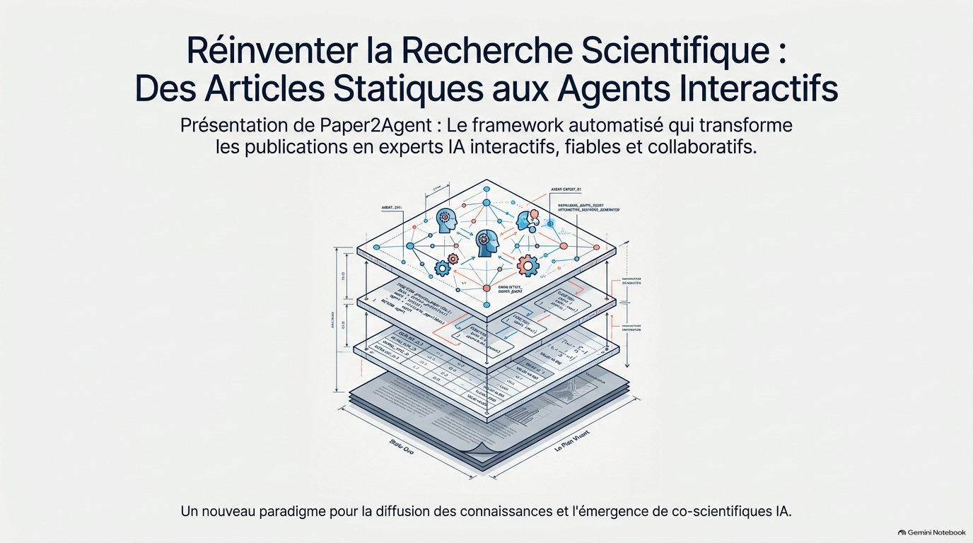 Paper2Agent Interactive Research Slide 1