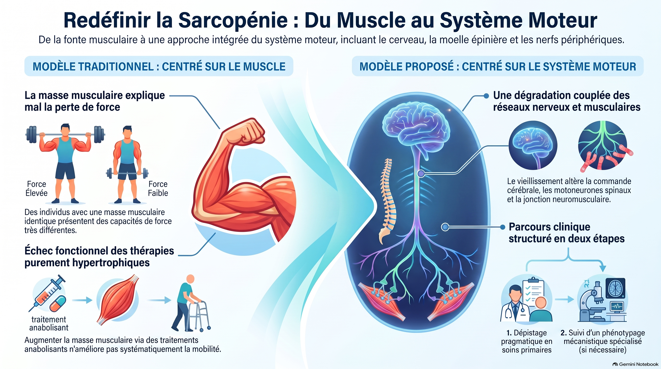 Redéfinir la sarcopénie