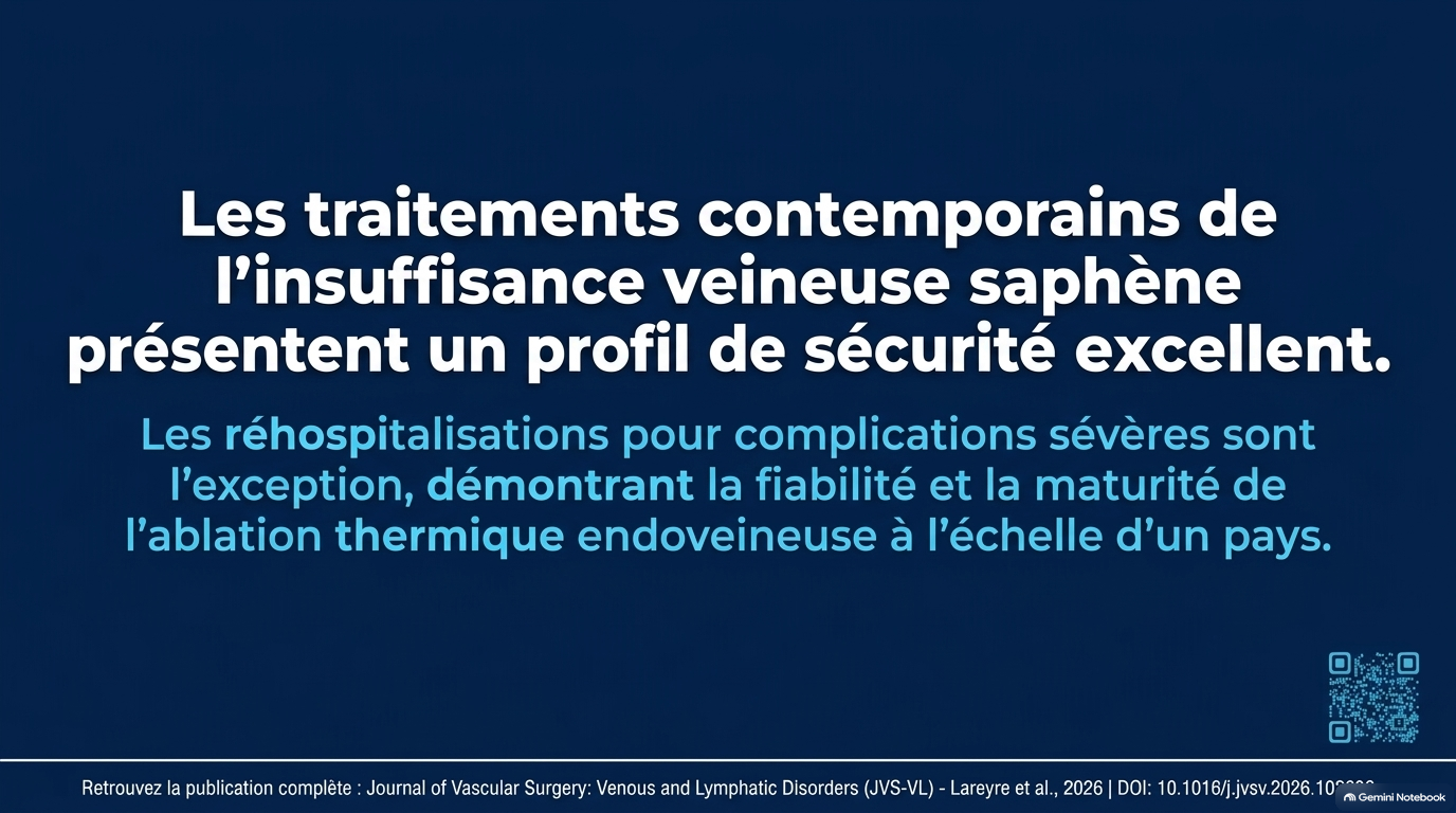 Sécurité du Traitement Saphène en France Slide 15