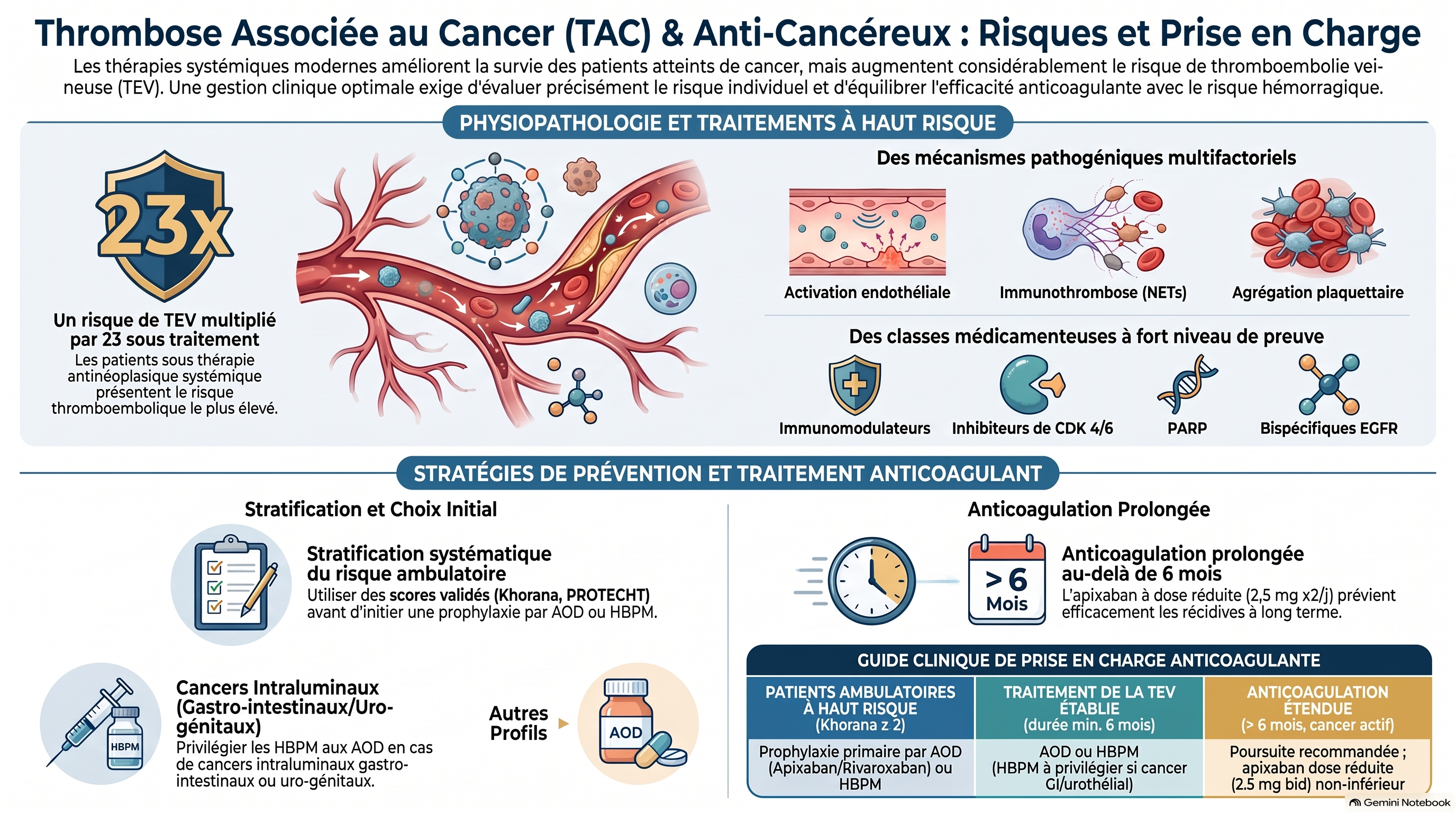 Thrombose associée au cancer TAC 1