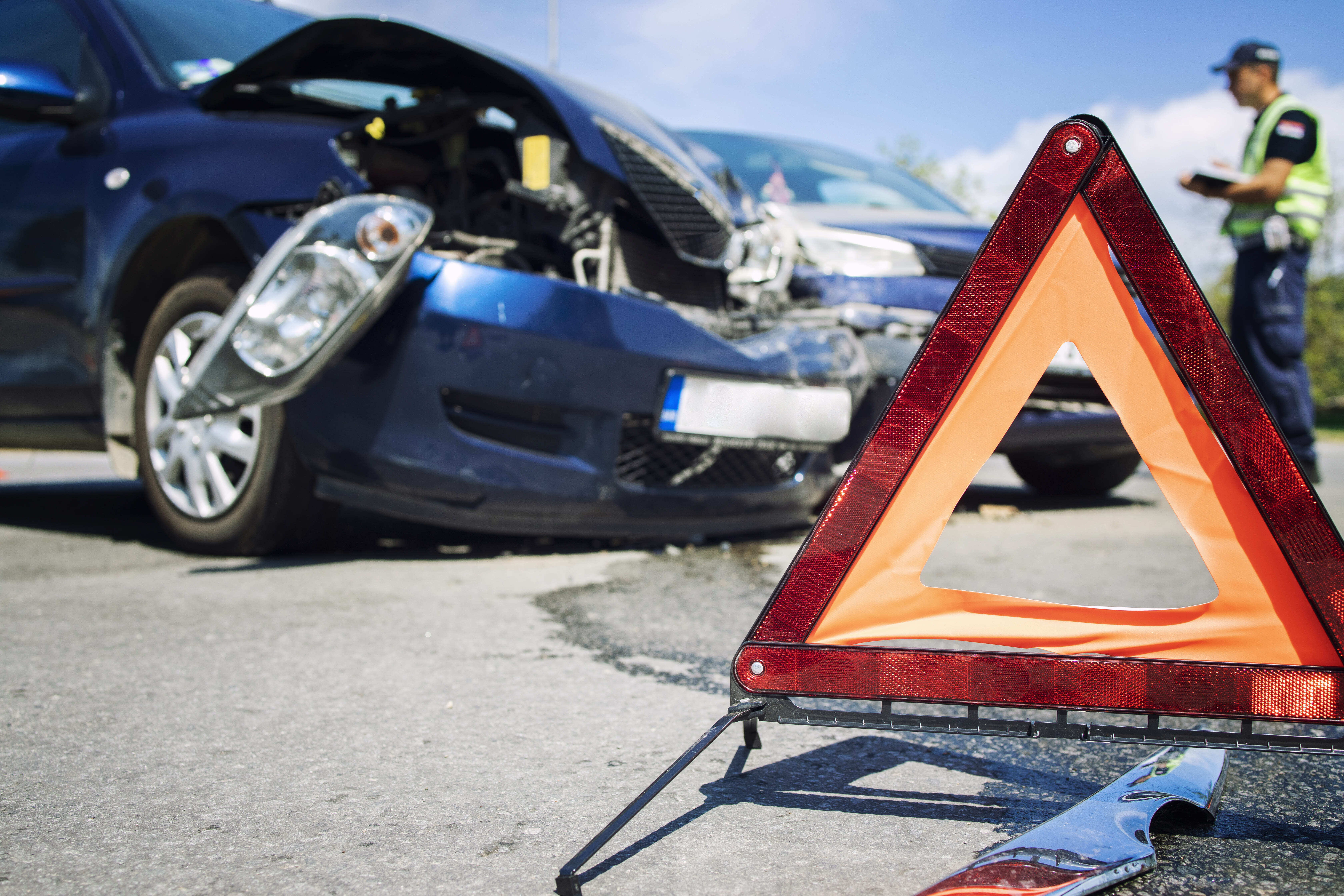 road accident with smashed cars 1