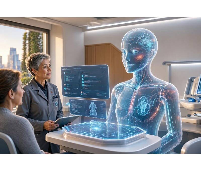 Consultation médicale avec un Chabot
