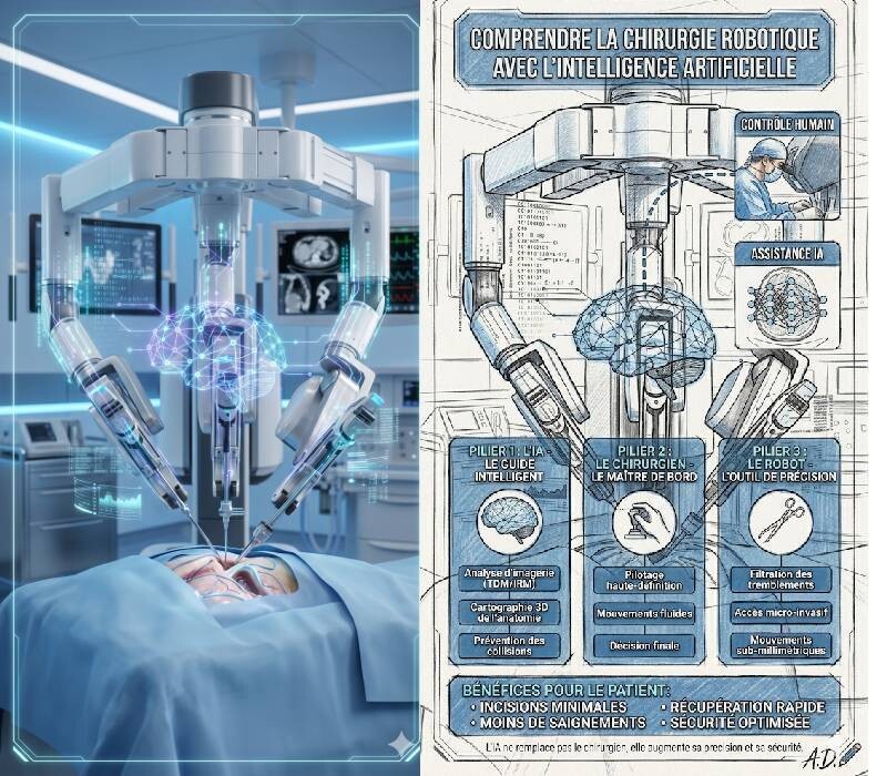 Chirurgie à l’ère de l’IA et  de la robotique