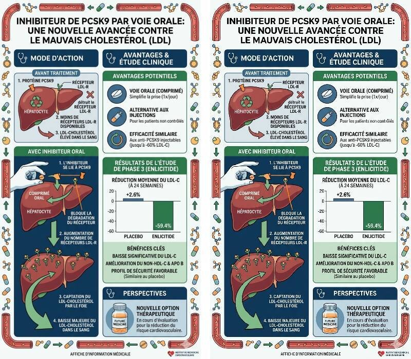 AntiPCSK9 per os : c 'est possible 