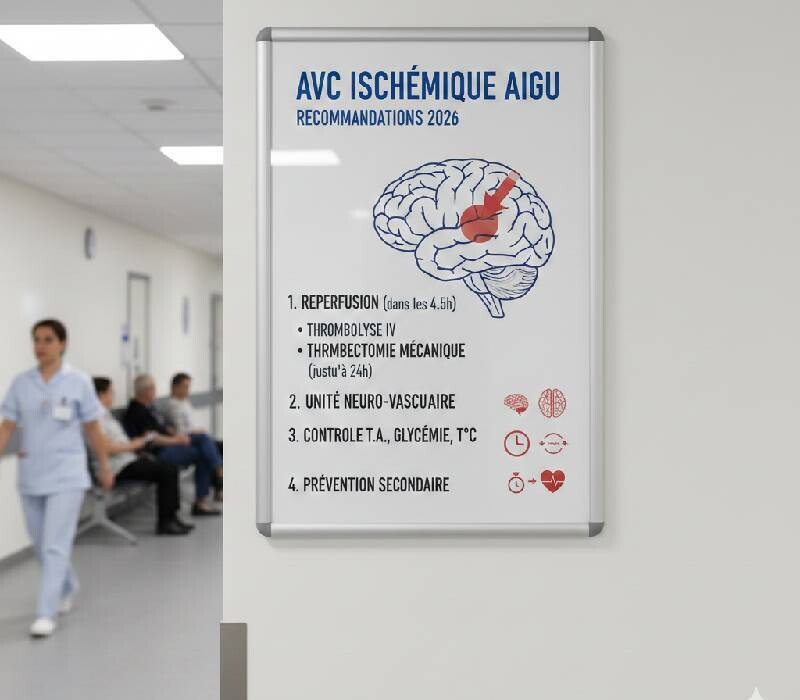 Recommandation 2026  : AVC ishémique aigu