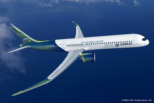 air journal avion hydrogene AirbusZEROe Turbofan Concept