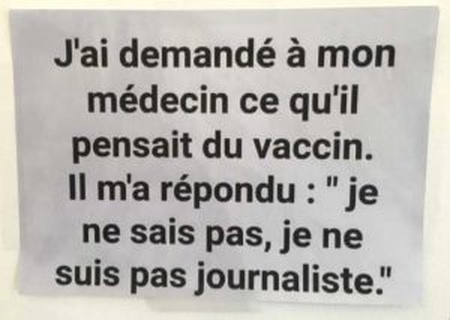 j ai demande a mon medecin ce qu il pensait du vaccin reponse je sais pas je suis pas journaliste 300x213