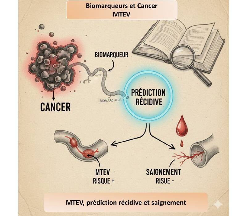Biomarqueur et cancer : prédiction récidive MTEV et saignement